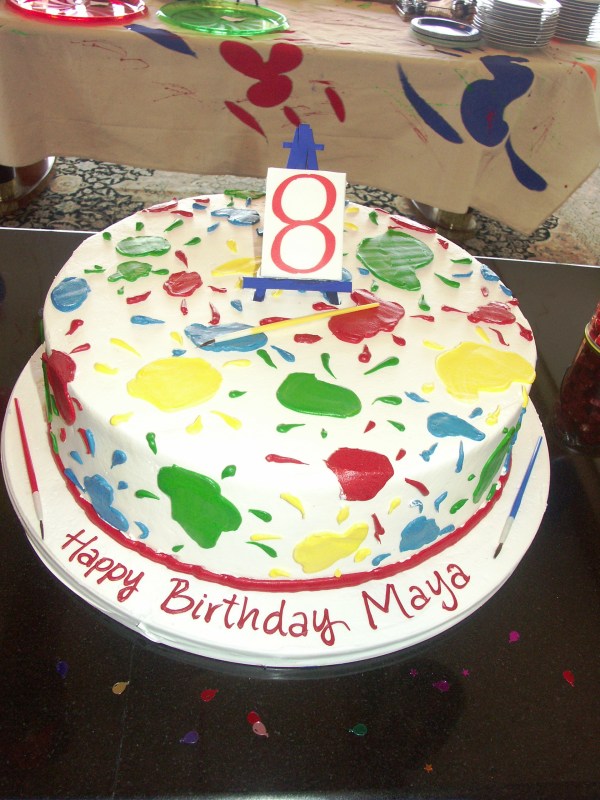 A very large birthday cake....