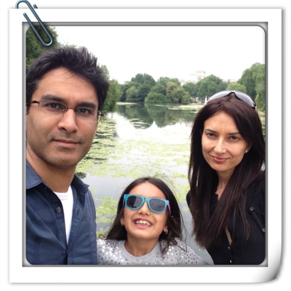 At the park...love London parks.