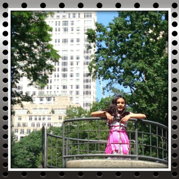 Maya in Central Park. 