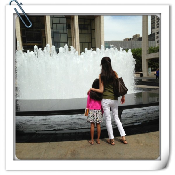 Maya and I at Lincoln Center.