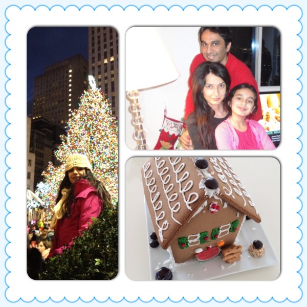 At Rockefeller Center, Christmas Day, Our Gingerbread House