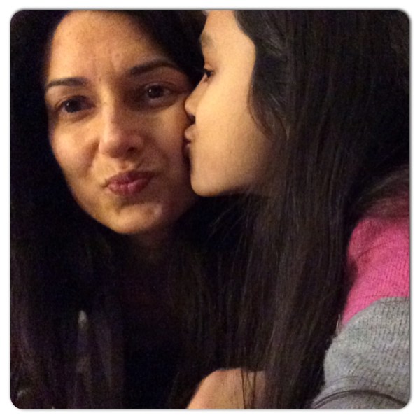 Actually, we did fight about her math homework, the fact that she won't turn the flipping lights off, and the crumbs that she leaves ALL OVER THE PLACE.