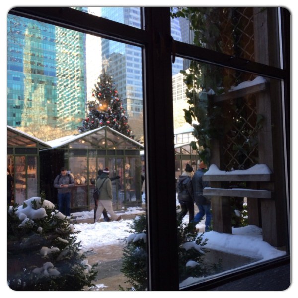 Pretty view from Bryant Park Grill