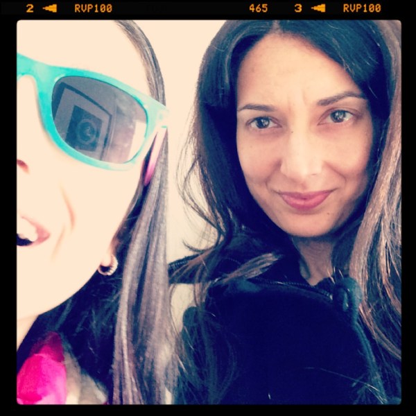 My mom cut me out of the picture! Unbelievable.