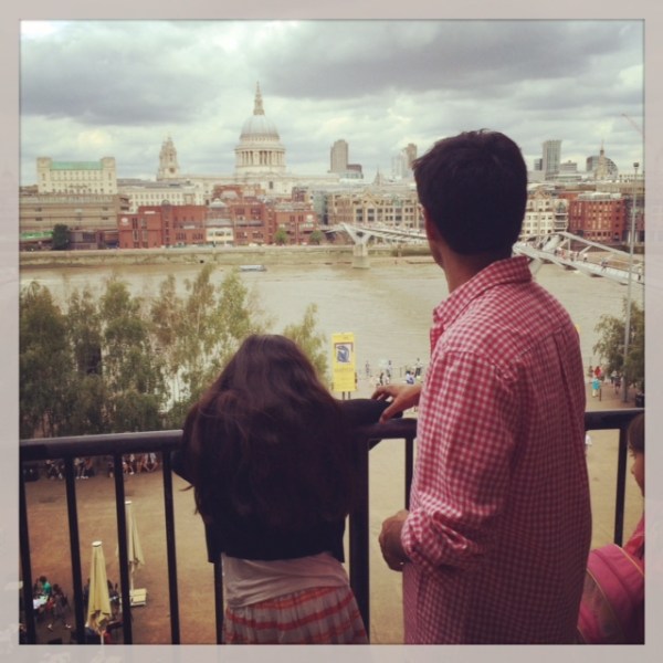 The view from the Tate...