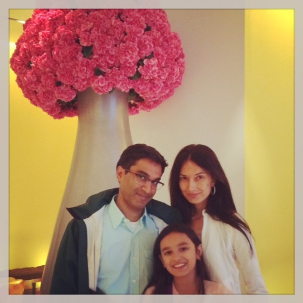 Dinner at Asia de Cuba in London.