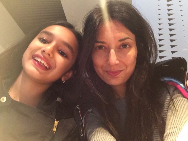 We've been eating out a lot lately so I'm not sure where we took this picture but I remember it was last week!