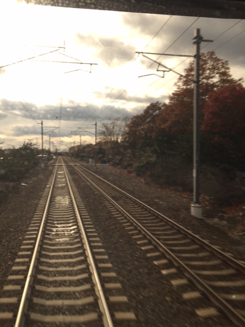 The train ride. It was great except because I didn't get motion sickness! I wish there was a train that goes from NYC to LA.