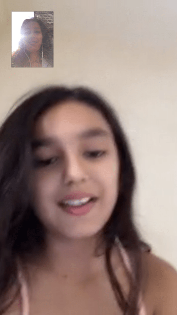 FaceTime with Maya... Does FT flatter anyone?